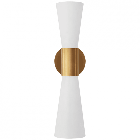 Visual Comfort Signature Clarkson Wall Sconce Hand-Rubbed Antique Brass