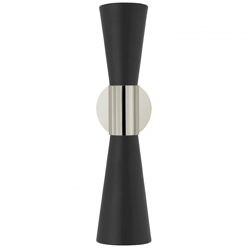 Visual Comfort Signature Clarkson Wall Sconce Polished Nickel