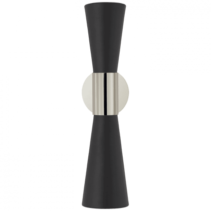 Visual Comfort Signature Clarkson Wall Sconce Polished Nickel