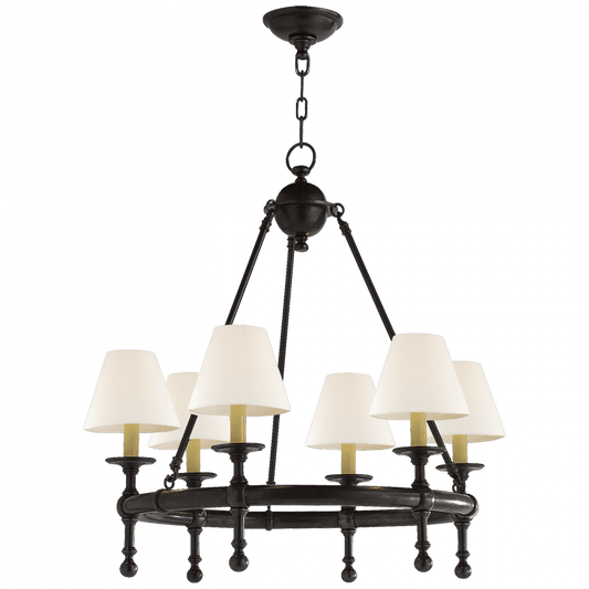 Visual Comfort Signature Classic Mini Ring Chandelier Bronze