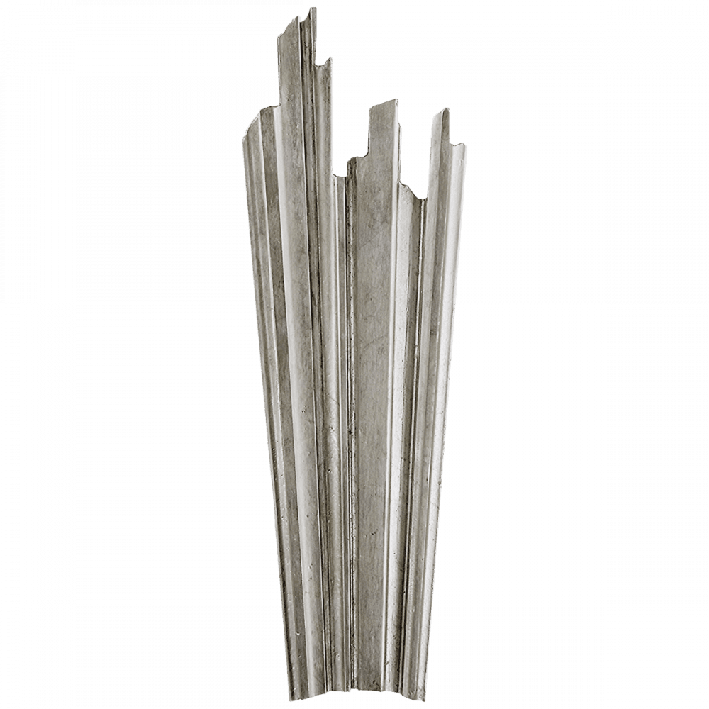 Visual Comfort Signature Claymore Wall Sconce Burnished Silver Leaf