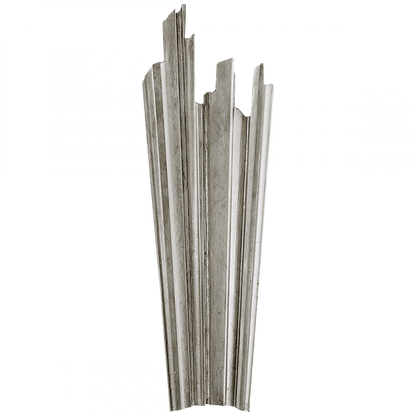 Visual Comfort Signature Claymore Wall Sconce Burnished Silver Leaf