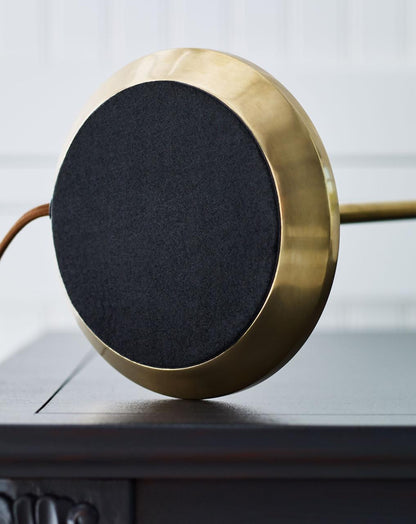 Visual Comfort & Co. Signature Collection Clemente Table Lamp, 1-Light, Brass, Black, 20.75"H (ARN 3010HAB-BLK 2K3PA)