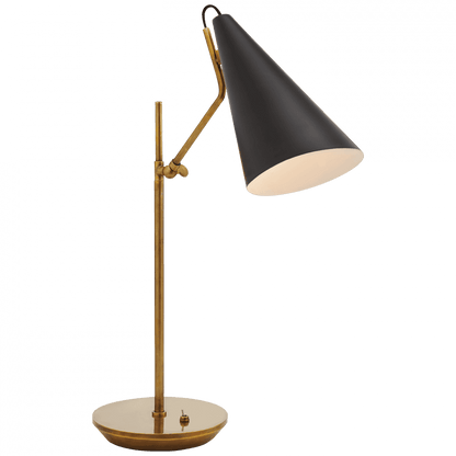 Visual Comfort Signature Clemente Table Lamp Brass with Black
