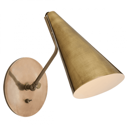 Visual Comfort Signature Clemente Wall Sconce Hand-Rubbed Antique Brass