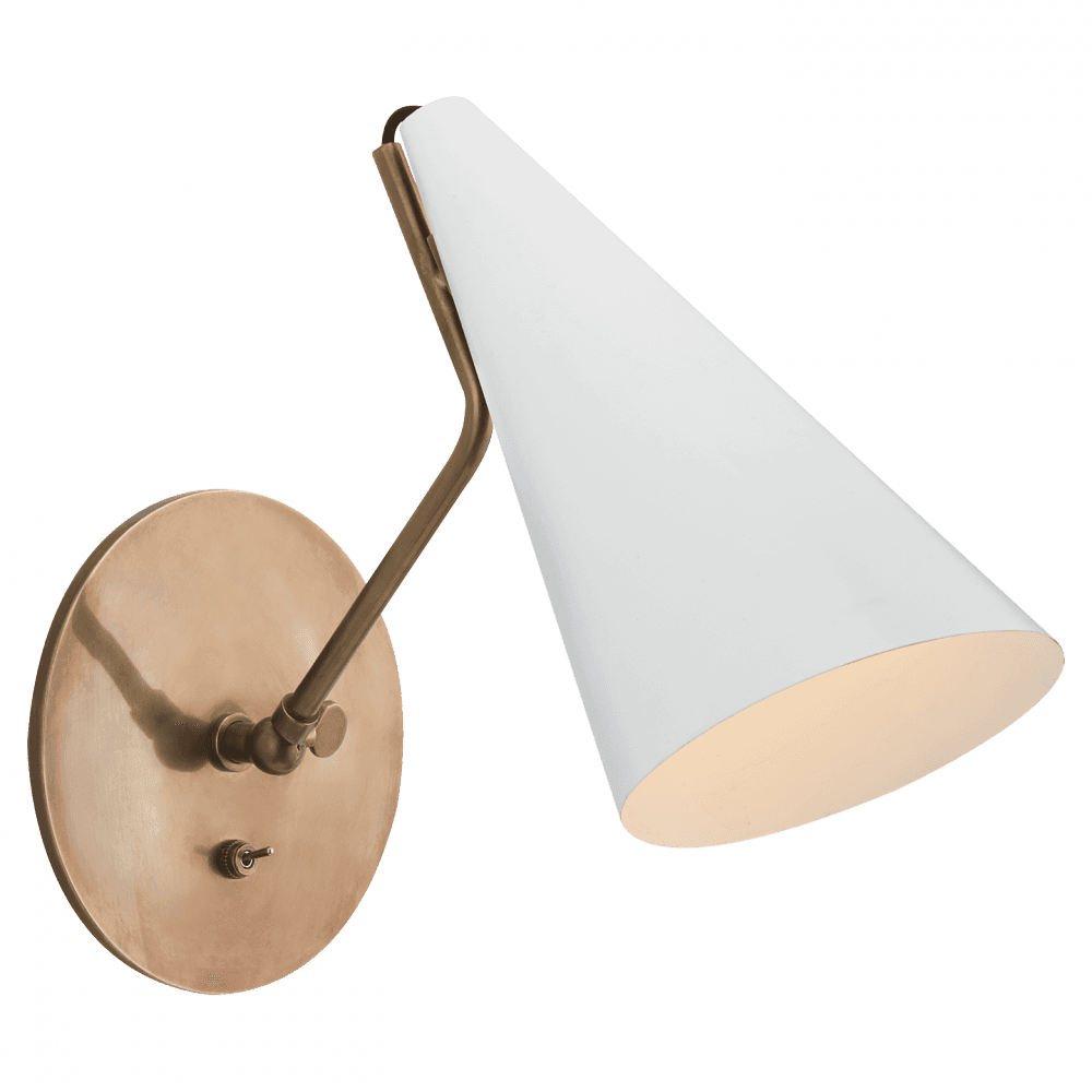 Visual Comfort Signature Clemente Wall Sconce Plaster White