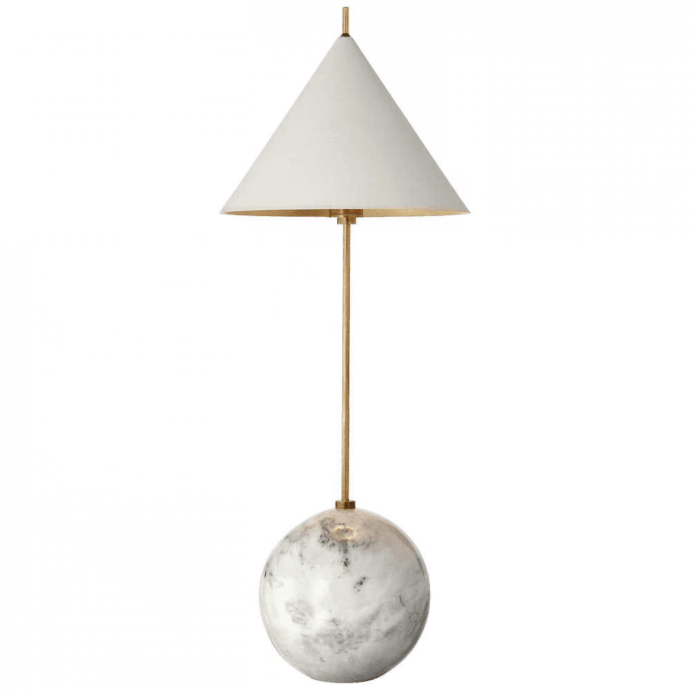 Visual Comfort Signature Cleo Accent Lamp Antique-Burnished Brass