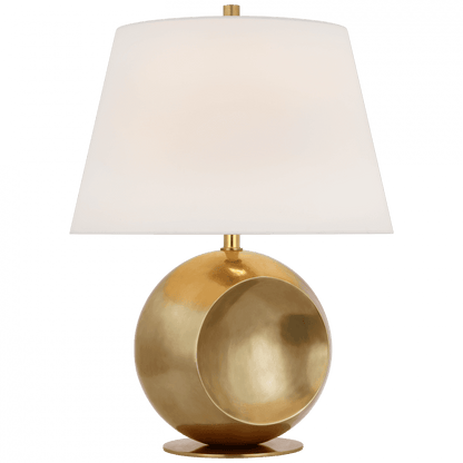 Visual Comfort Signature Comtesse Medium Globe Table Lamp Hand-Rubbed Antique Brass
