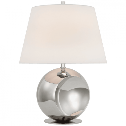 Visual Comfort Signature Comtesse Medium Globe Table Lamp Polished Nickel