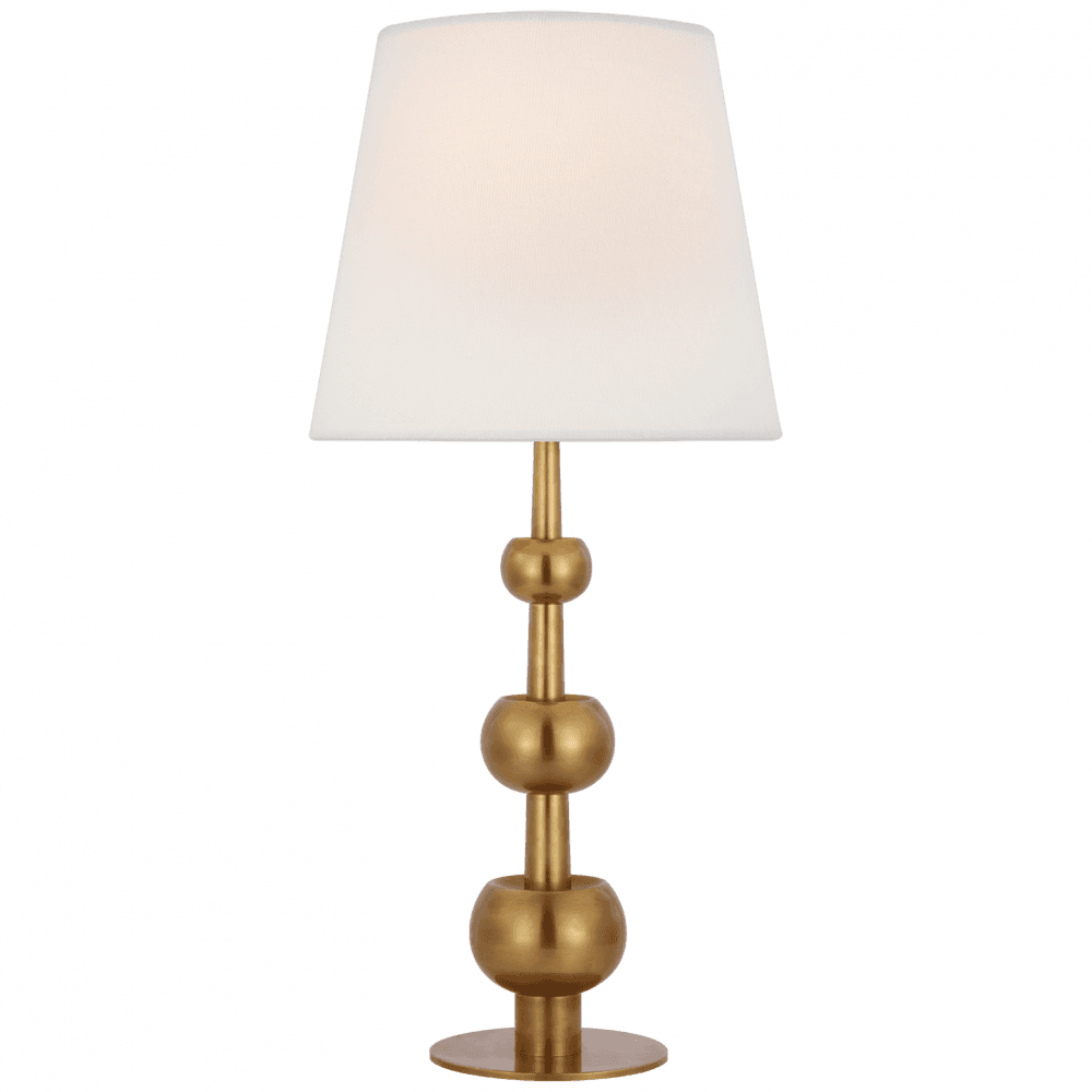 Visual Comfort Signature Comtesse Medium Triple Table Lamp Hand-Rubbed Antique Brass