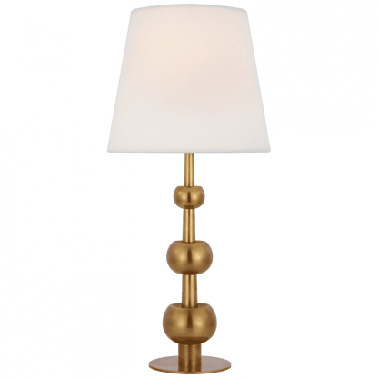 Visual Comfort Signature Comtesse Medium Triple Table Lamp Hand-Rubbed Antique Brass