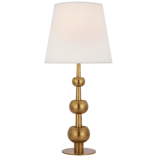 Visual Comfort Signature Comtesse Medium Triple Table Lamp Hand-Rubbed Antique Brass