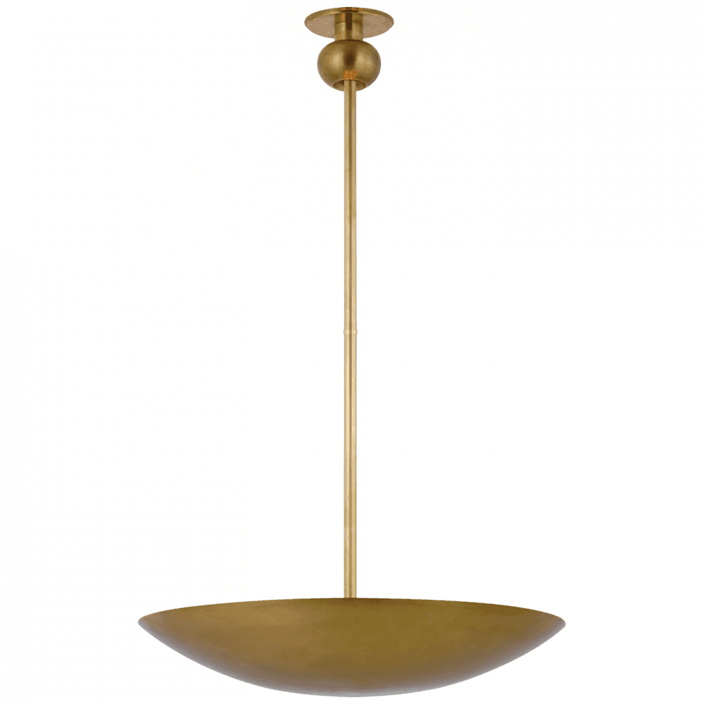 Visual Comfort Signature Comtesse Medium Uplight Chandelier Hand-Rubbed Antique Brass
