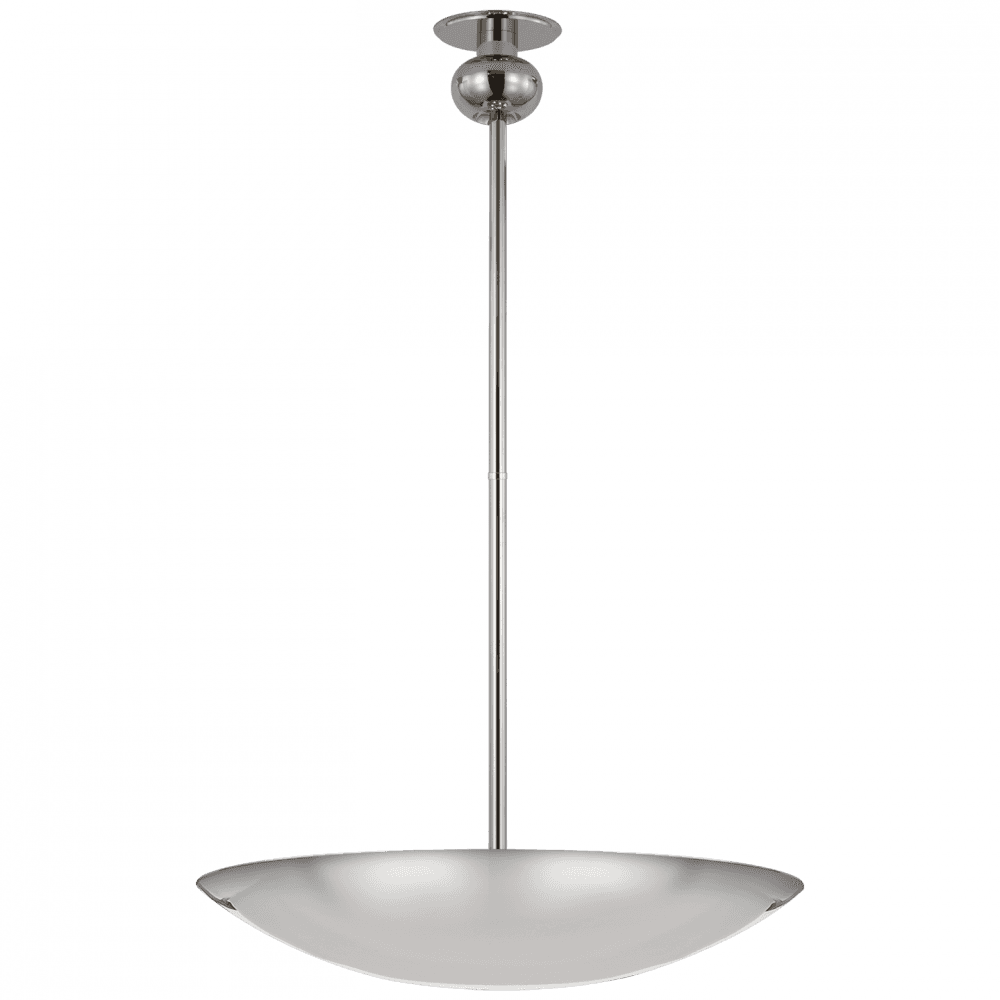 Visual Comfort Signature Comtesse Medium Uplight Chandelier Polished Nickel