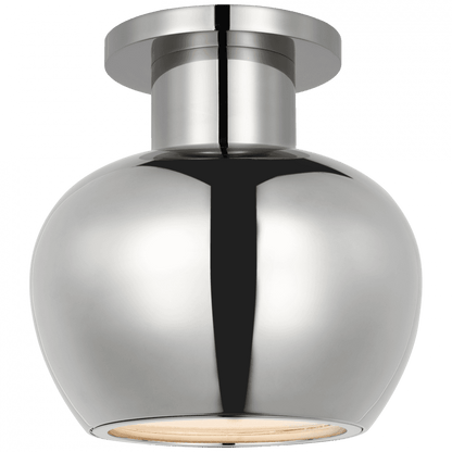 Visual Comfort Signature Comtesse Monopoint Flush Mount Polished Nickel