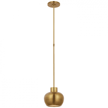 Visual Comfort Signature Comtesse Small Pendant Hand-Rubbed Antique Brass