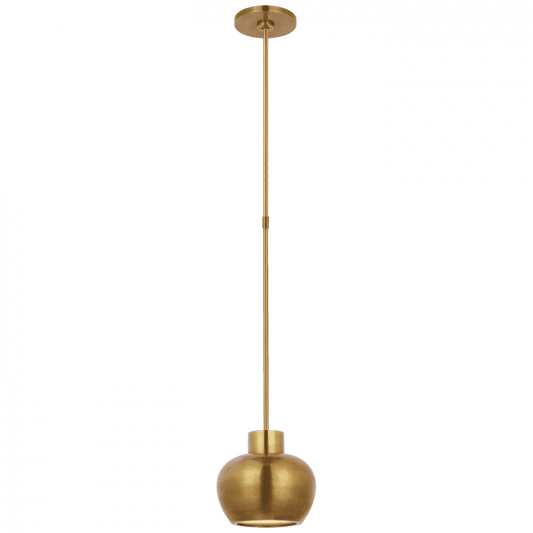 Visual Comfort Signature Comtesse Small Pendant Hand-Rubbed Antique Brass