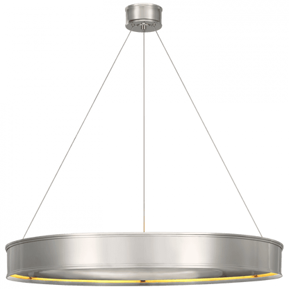 Visual Comfort & Co. Signature Collection Connery Chandelier, LED, Polished Nickel, 40"W (CHC 1616PN CU4A9)