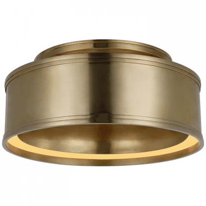 Visual Comfort Signature Connery Flush Mount Antique-Burnished Brass