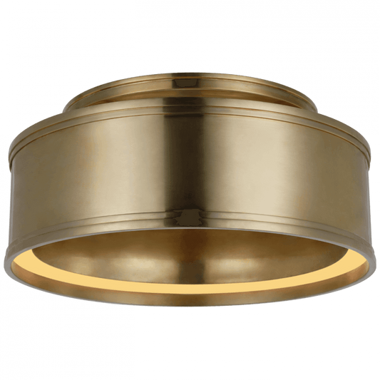 Visual Comfort Signature Connery Flush Mount Antique-Burnished Brass