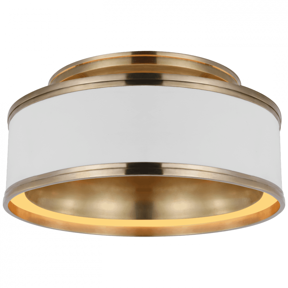 Visual Comfort Signature Connery Flush Mount Polished Nickel