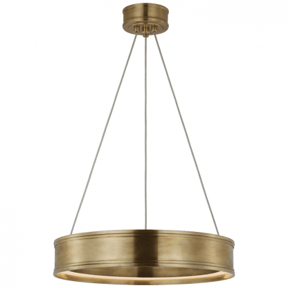 Visual Comfort Signature Connery Ring Chandelier Antique-Burnished Brass