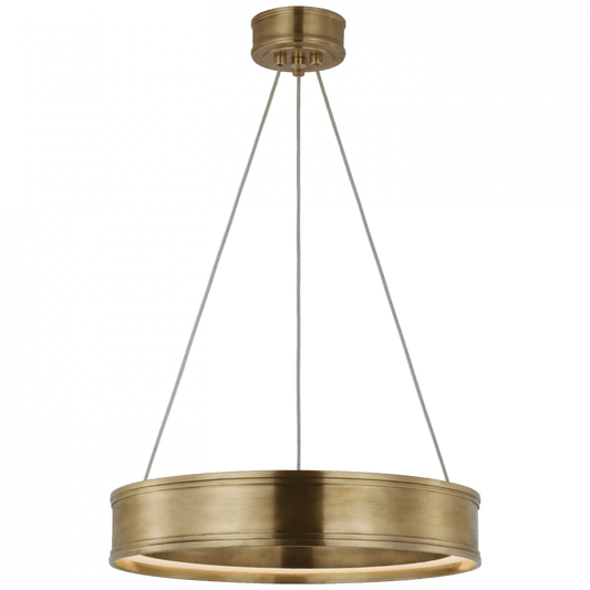 Visual Comfort Signature Connery Ring Chandelier Antique-Burnished Brass