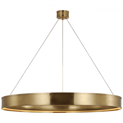 Visual Comfort Signature Connery Ring Chandelier Antique-Burnished Brass