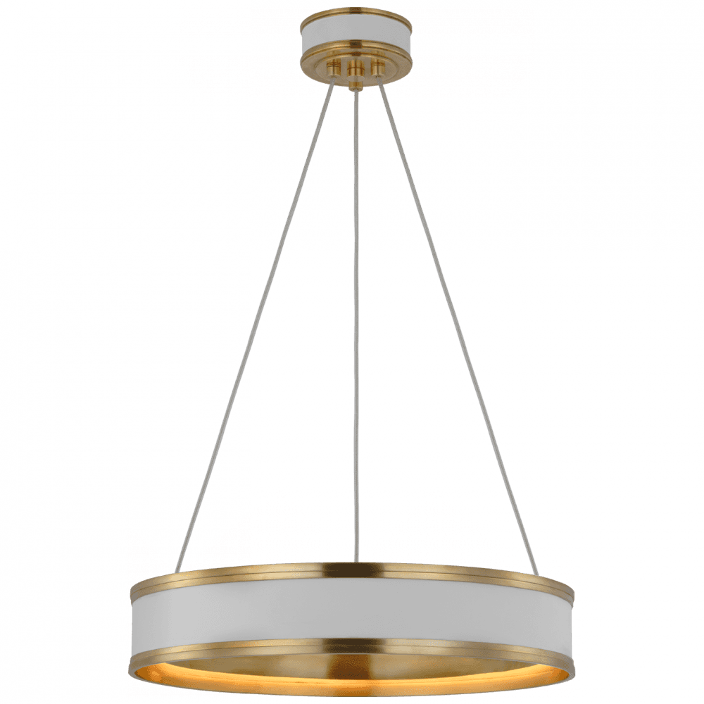 Visual Comfort Signature Connery Ring Chandelier Matte White