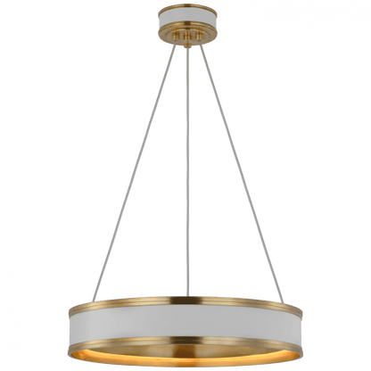 Visual Comfort Signature Connery Ring Chandelier Matte White