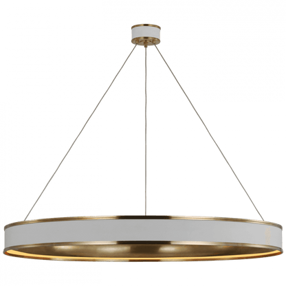 Visual Comfort Signature Connery Ring Chandelier Matte White