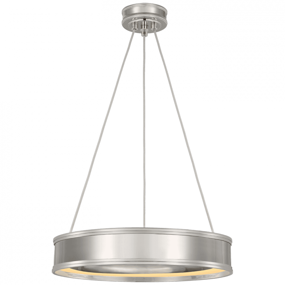 Visual Comfort Signature Connery Ring Chandelier Polished Nickel