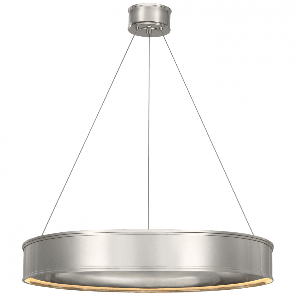 Visual Comfort Signature Connery Ring Chandelier Polished Nickel