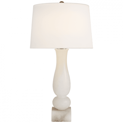 Visual Comfort Signature Contemporary Balustrade Table Lamp Alabaster