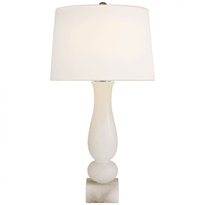 Visual Comfort Signature Contemporary Balustrade Table Lamp Alabaster