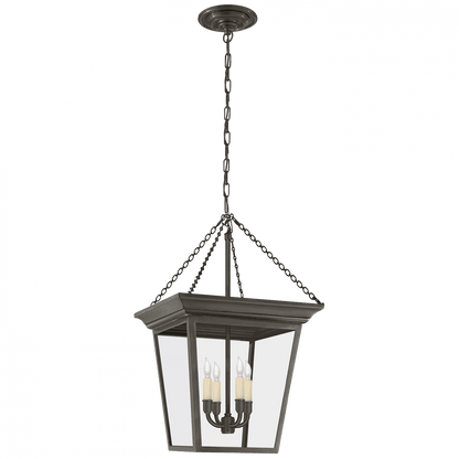 Visual Comfort Signature Cornice Small Lantern Pendant Bronze