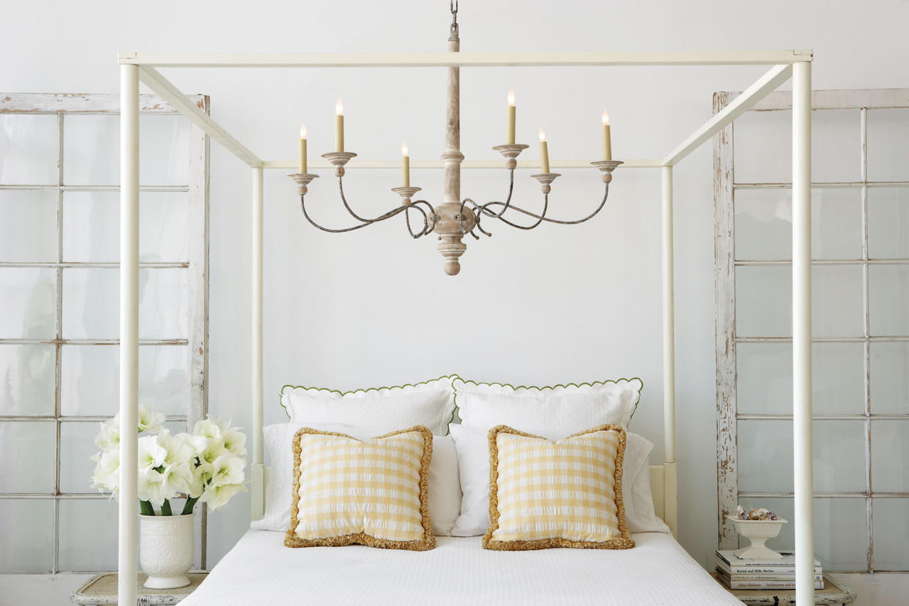 Visual Comfort & Co. Signature Collection Country Belgian White Large Chandelier