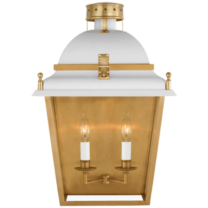 Visual Comfort & Co. Signature Collection Coventry Large Wall Lantern, Visual Comfort & Co. Signature Collection CHD 2108WHT/AB D6912