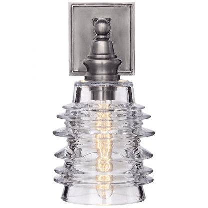 Visual Comfort Signature Covington Bathroom Wall Sconce Antique Nickel