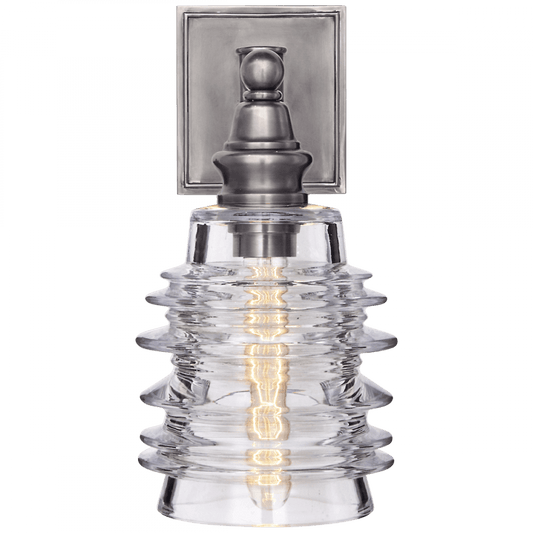 Visual Comfort Signature Covington Bathroom Wall Sconce Antique Nickel