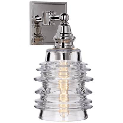 Visual Comfort Signature Covington Bathroom Wall Sconce Polished Nickel