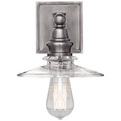 Visual Comfort Signature Covington Bathroom Wall Sconce Antique Nickel