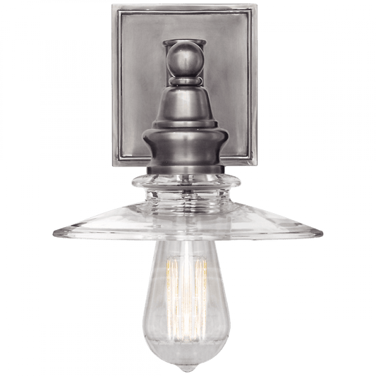 Visual Comfort Signature Covington Bathroom Wall Sconce Antique Nickel