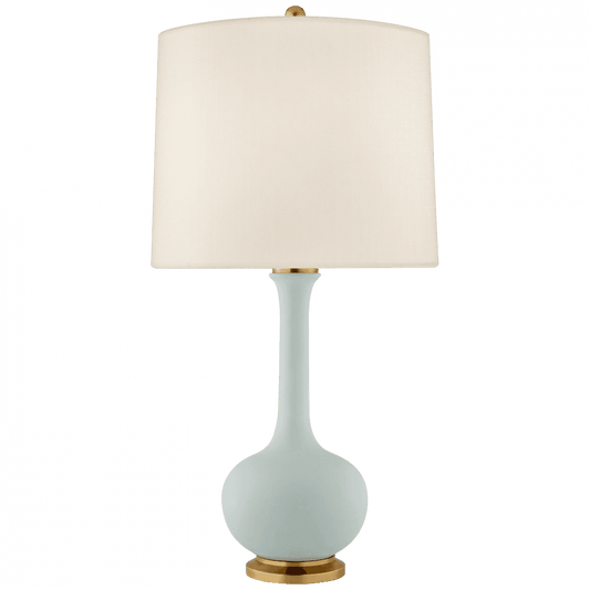 Visual Comfort Signature Coy Medium Table Lamp Matte Sky Blue