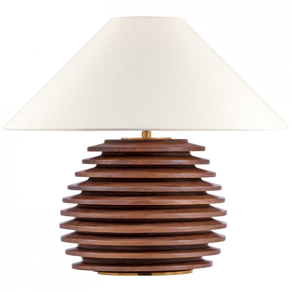 Visual Comfort & Co. Signature Collection Crenelle 20" Stacked Table Lamp, Visual Comfort & Co. Signature Collection KW 3715BNB-L DD8F9