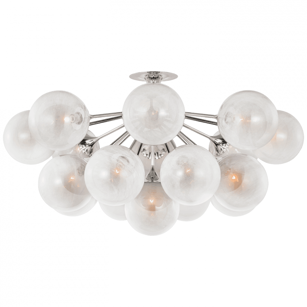 Visual Comfort Signature Cristol 43 Polished Nickel