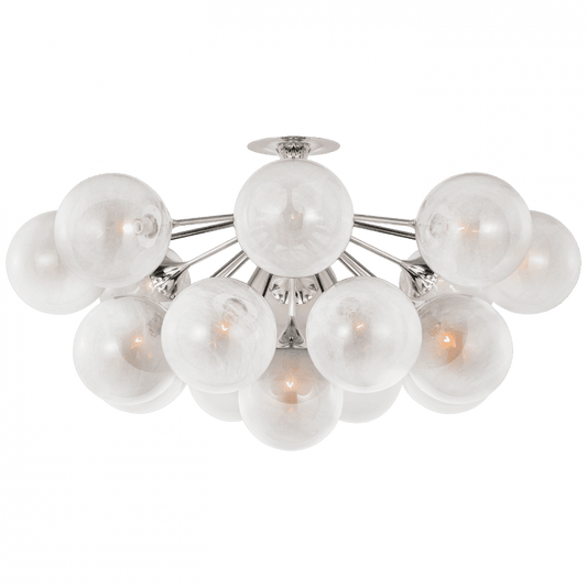 Visual Comfort Signature Cristol 43 Polished Nickel