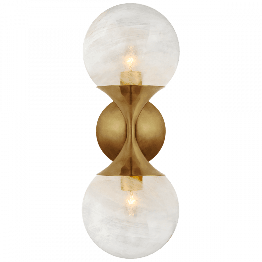 Visual Comfort Signature Cristol Wall Sconce Hand-Rubbed Antique Brass