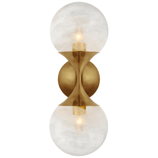 Visual Comfort Signature Cristol Wall Sconce Hand-Rubbed Antique Brass