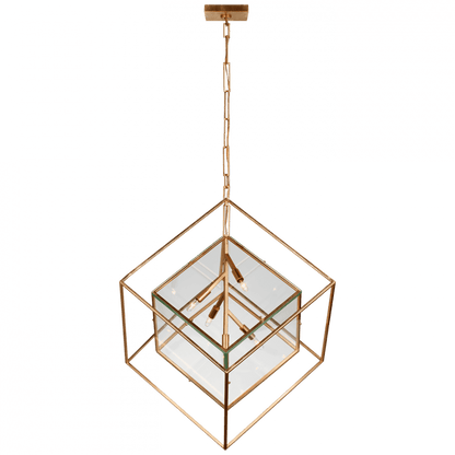 Visual Comfort Signature Cubed X-Large Pendant Gild